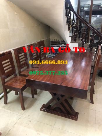 Bàn ăn gỗ tự nhiên BA025