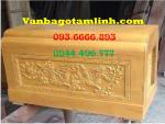 quách gỗ vàng tâm trạm rồng QR_01