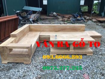 Sofa gỗ nguyên tấm_SOGD030