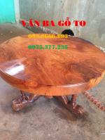 Bàn tròn gỗ_BTGD 004