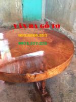 Bàn tròn gỗ_BTGD 004