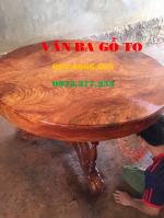 Bàn tròn gỗ_BTGD 004