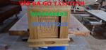 Quách gỗ vàng tâm trạm rồng _ QR10