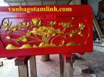 Quách gỗ vàng tâm trạm Sen_ QS10