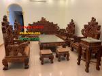 Bàn ghế gỗ nghê đỉnh _ BGG001