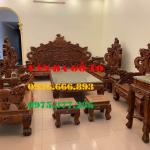 Bàn ghế gỗ nghê đỉnh _ BGG001