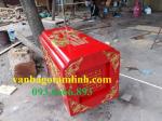 Quách gỗ vàng tâm trạm Sen_ QS7