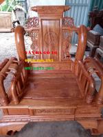 Bàn ghế gỗ Tần Thủy Hoàng tay 12 gỗ hương đá