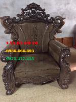 Bàn ghế gỗ Louis Hoàng Gia 6 món