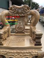 Bộ bàn ghế minh quốc Voi tay 12 mun đuôi công