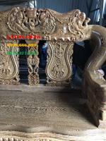 Bộ bàn ghế minh quốc Voi tay 12 mun đuôi công