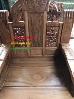 Bàn ghế gỗ Như Ý đầu voi 6 món tay 12