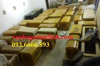 Giá Tiểu quách gỗ vàng tâm 