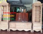 Kệ tivi Nauy gõ đỏ _KTV018