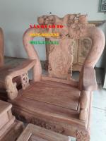 SALON GỖ| MINH ĐÀO TAY 6 MÓN HƯƠNG ĐÁ CỘT 14CM