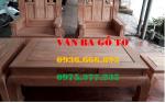 Bàn ghế gỗ| Bộ Như Ý khuỳnh tay 6 món tay 12cm