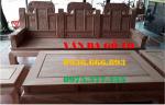 Bàn ghế gỗ| Bộ Như Ý khuỳnh tay 6 món tay 12cm