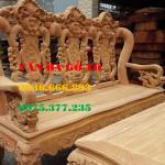 Bàn ghế gỗ| Minh louis hoa lá tây đẹp