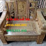 Bàn ghế gỗ| Bàn ghế Sơn Thủy Gỗ Mun 6 món