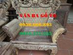 Bàn ghế gỗ| Bộ Hoàng gia gỗ mun đuôi công