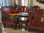 Bàn ghế gỗ| bàn ghế Minh Quốc Voi 10 món