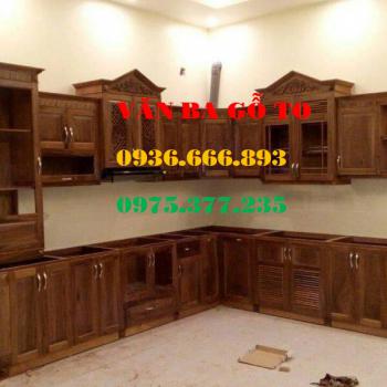 Tủ bếp gỗ tại Hải phòng