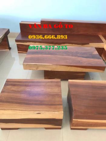 Sofa gỗ nguyên khối tại An Giang