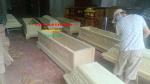 Quan tài gỗ vàng tâm tại Hải Phòng