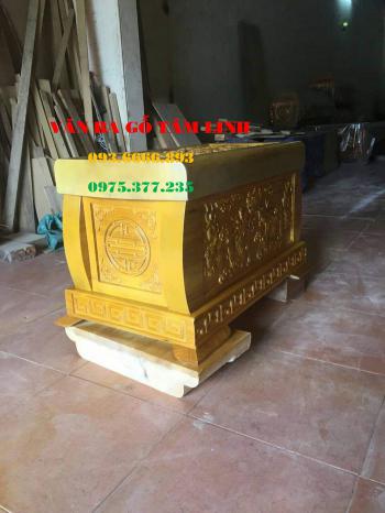 Quách hỏa táng gỗ Vàng Tâm tại Nam Định