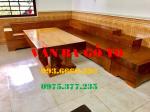Sofa gỗ Gõ Đỏ nguyên khối