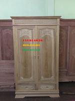 Tủ quần áo 2 buồng gỗ gụ