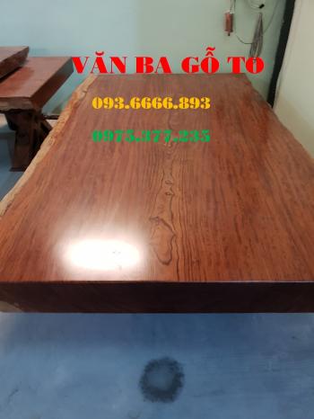 CHIẾU NGỰA GỖ CẨM LAI NAM PHI 1 TẤM LỚN NGUYÊN KHỐI