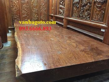 CHIẾU NGỰA GỖ CẨM LAI NAM PHI 1 TẤM LỚN NGUYÊN KHỐI