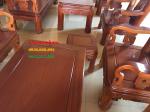 Bàn ghế gỗ - Minh Triện cột 12cm