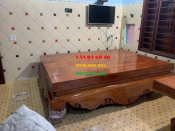 Sập gỗ hương đá - SGHD004