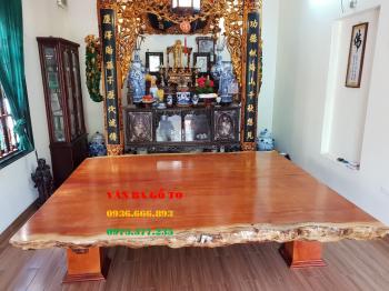 Sập gỗ nguyên khối tại Bắc Giang - SGGD031