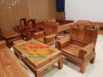 Bàn ghế gỗ vân đẹp