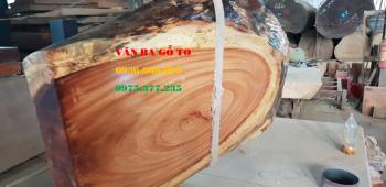 Mặt bàn gỗ gõ đỏ Pachy Vân đẹp tự nhiên