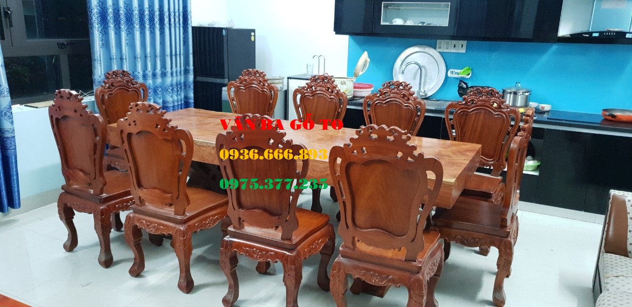 Mặt bàn gỗ tại Cà Mau