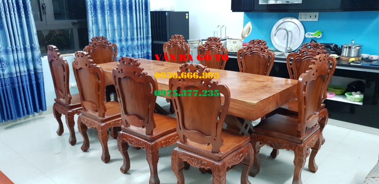 Bàn ăn gỗ tự nhiên