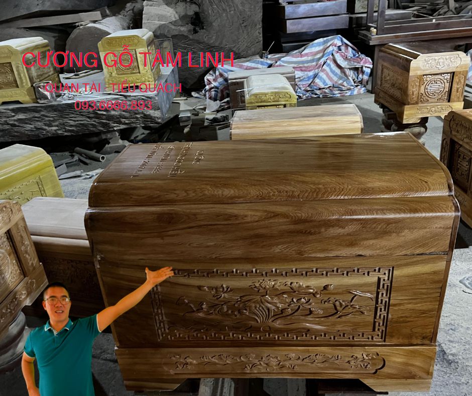 quách thiêu gỗ ngọc am