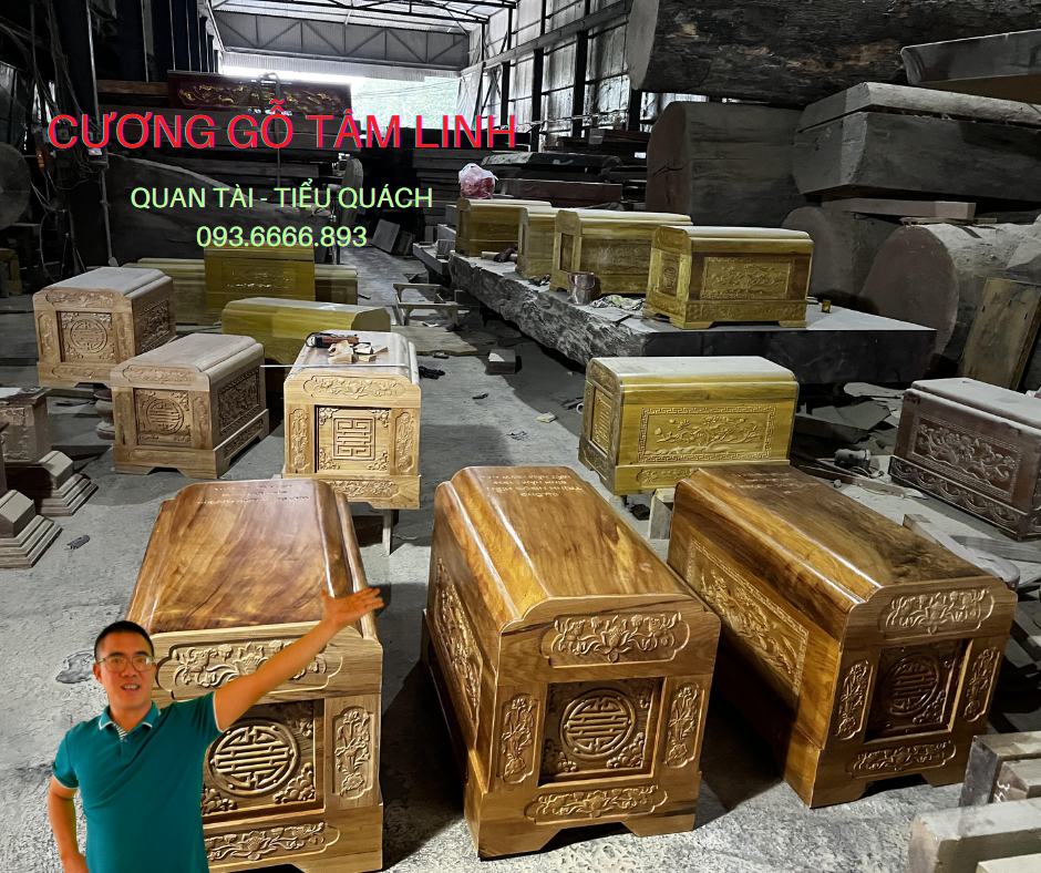 quách thiêu gỗ ngọc am