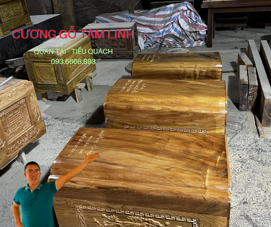 quách thiêu gỗ ngọc am