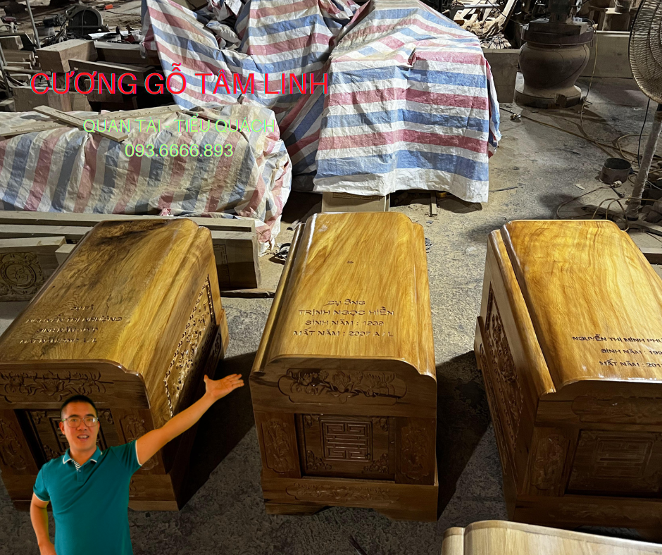 quách thiêu gỗ ngọc am