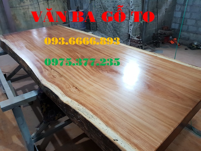 Mặt bàn ăn đẹp bằng gỗ tự nhiên