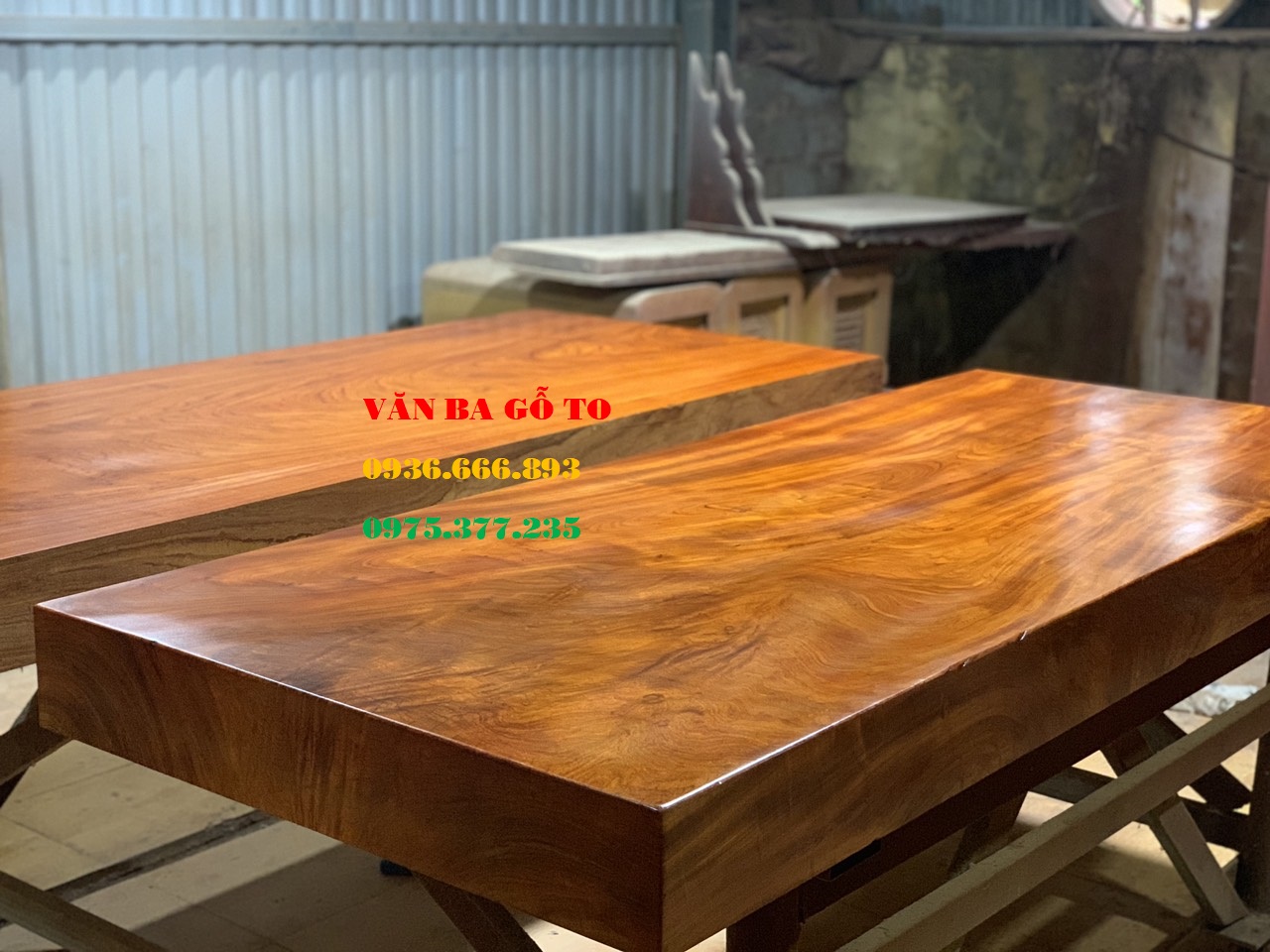 Sập gỗ hương đá 