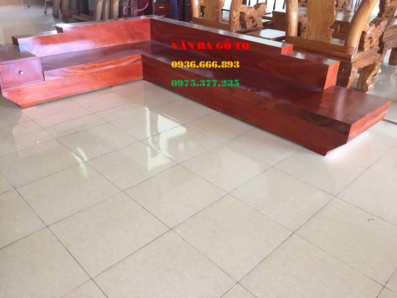  Sofa gỗ phòng khách