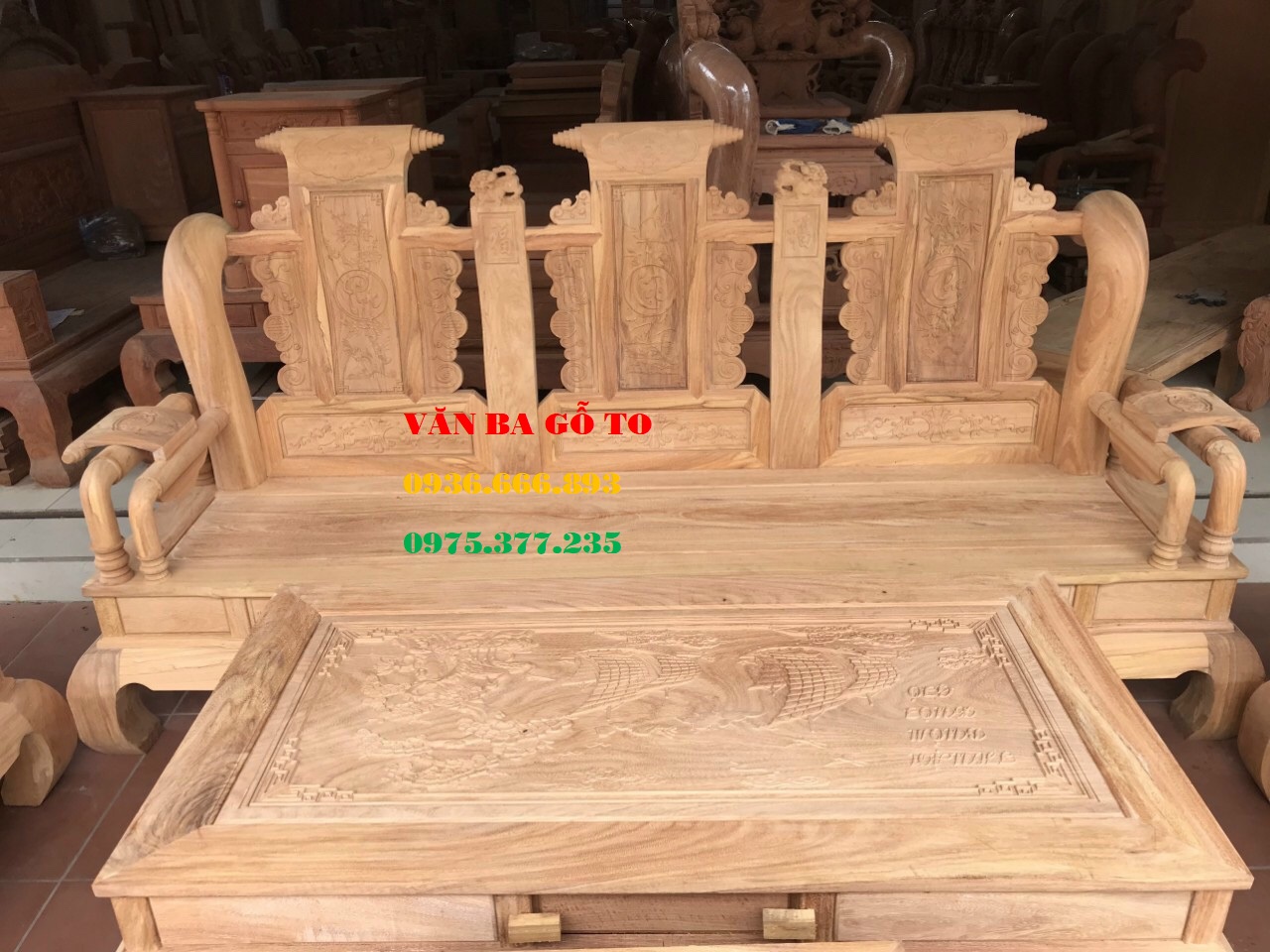 Bàn ghế gỗ