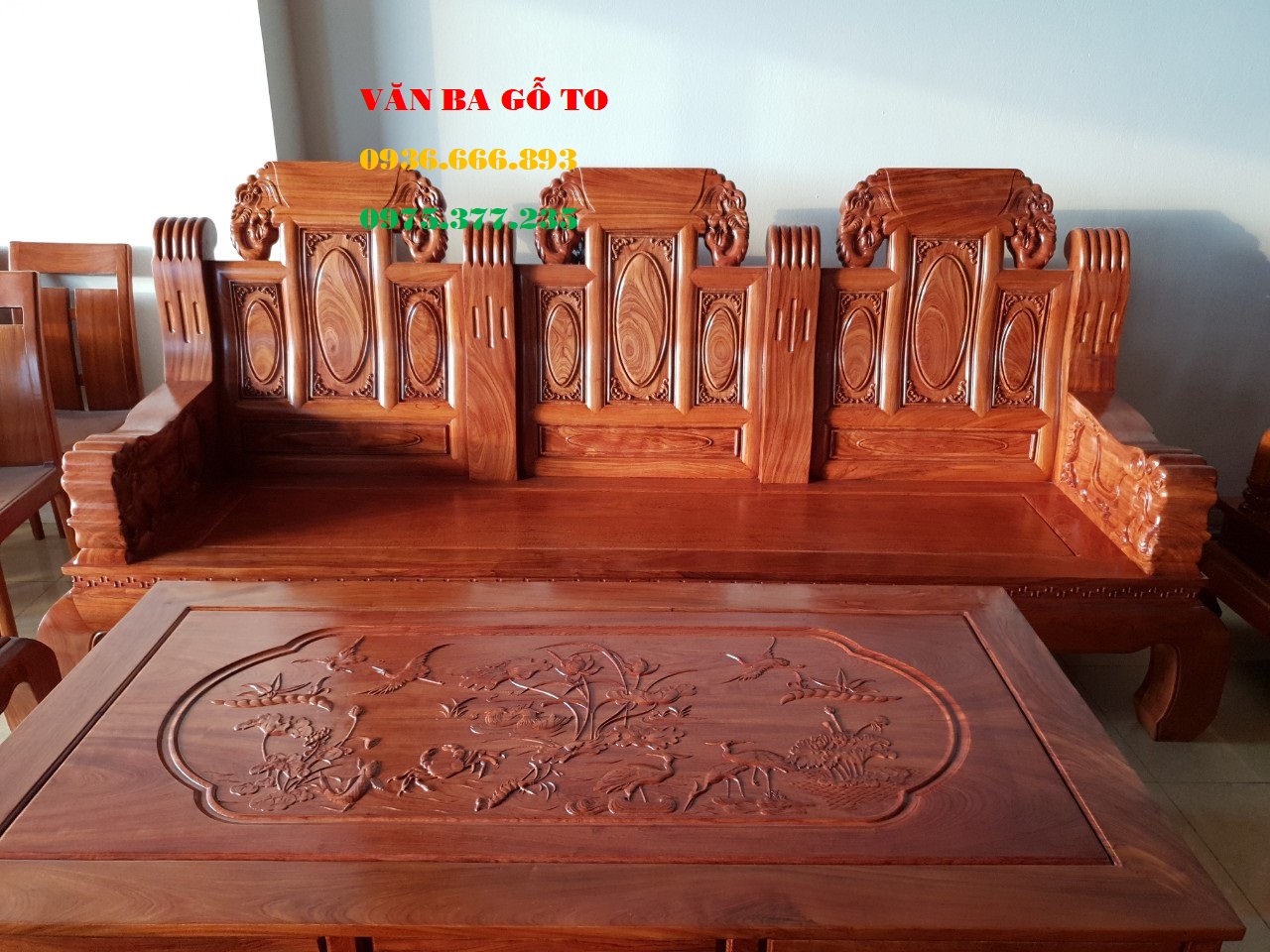 Bàn ghế gỗ 