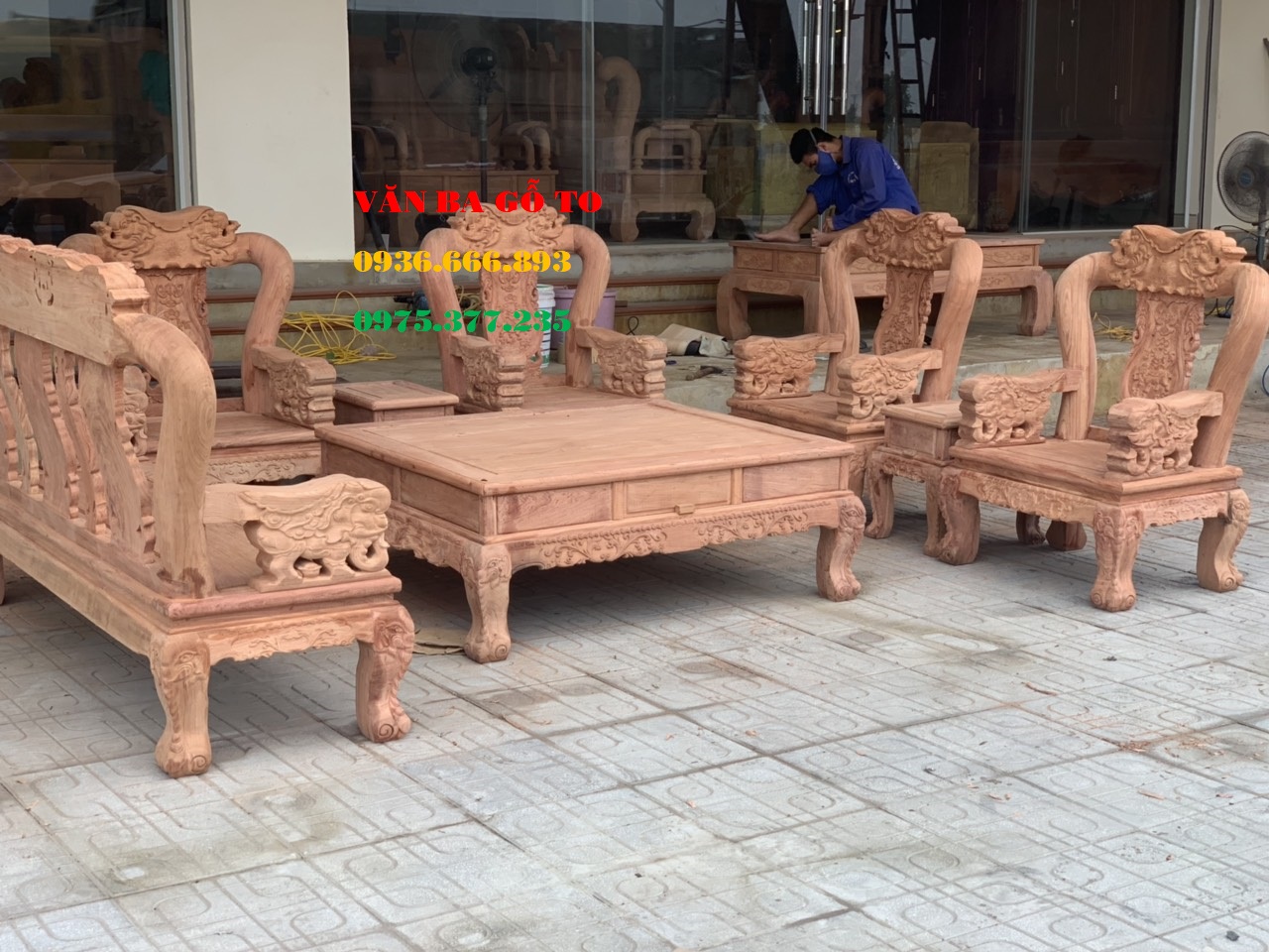 Bàn ghế gỗ